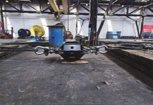 VSD 1200 ST01 s VSD 1200, 120t Maximus dampener for effective crane protection - stress test